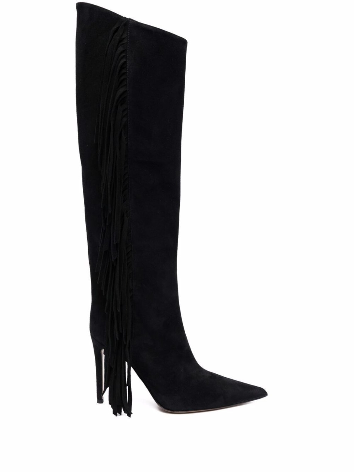 

Alexandre Vauthier сапоги с бахромой, черный
