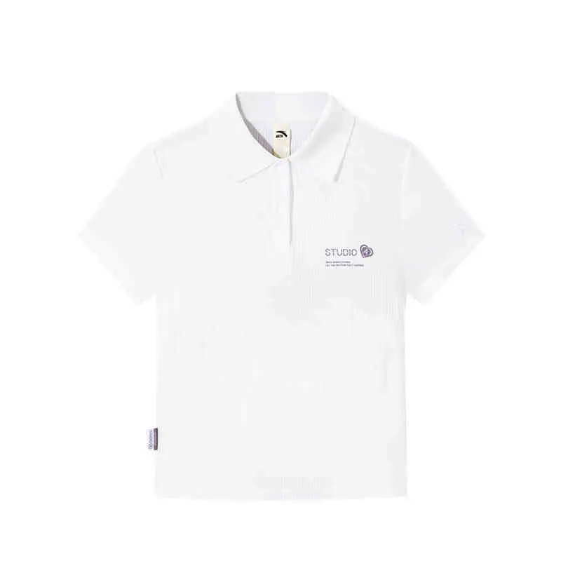 

ANTA Футболка-поло Life Collection женская Snowflake White