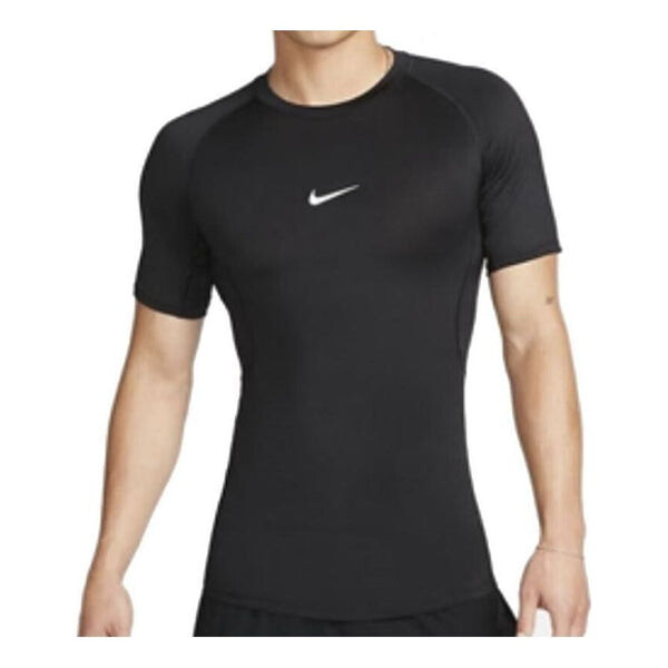 

Футболка Nike Pro Dri-FIT Slim Short-Sleeve Top 'Black', черный