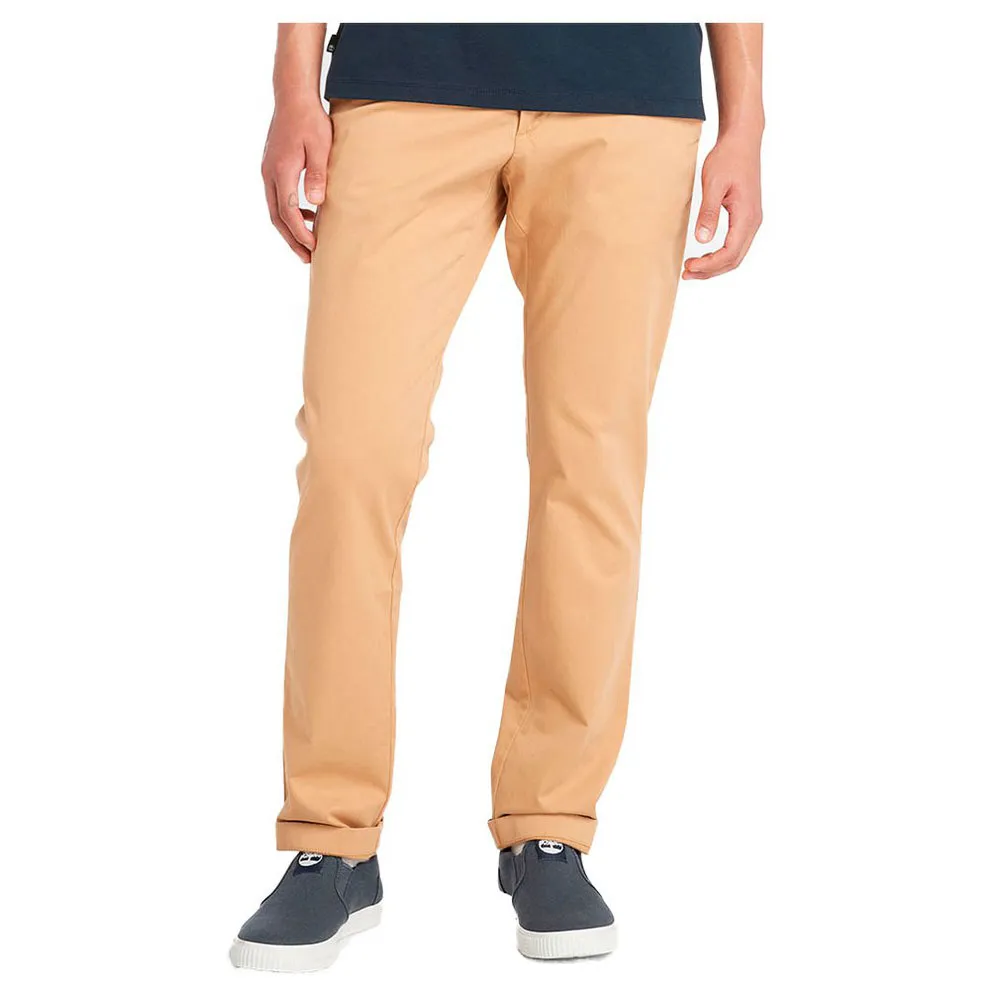 

Брюки чинос Timberland Stretch Twill Slim, бежевый