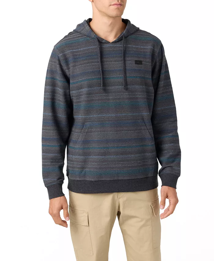 

Мужская толстовка-пуловер в полоску Bavaro O'Neill, черный