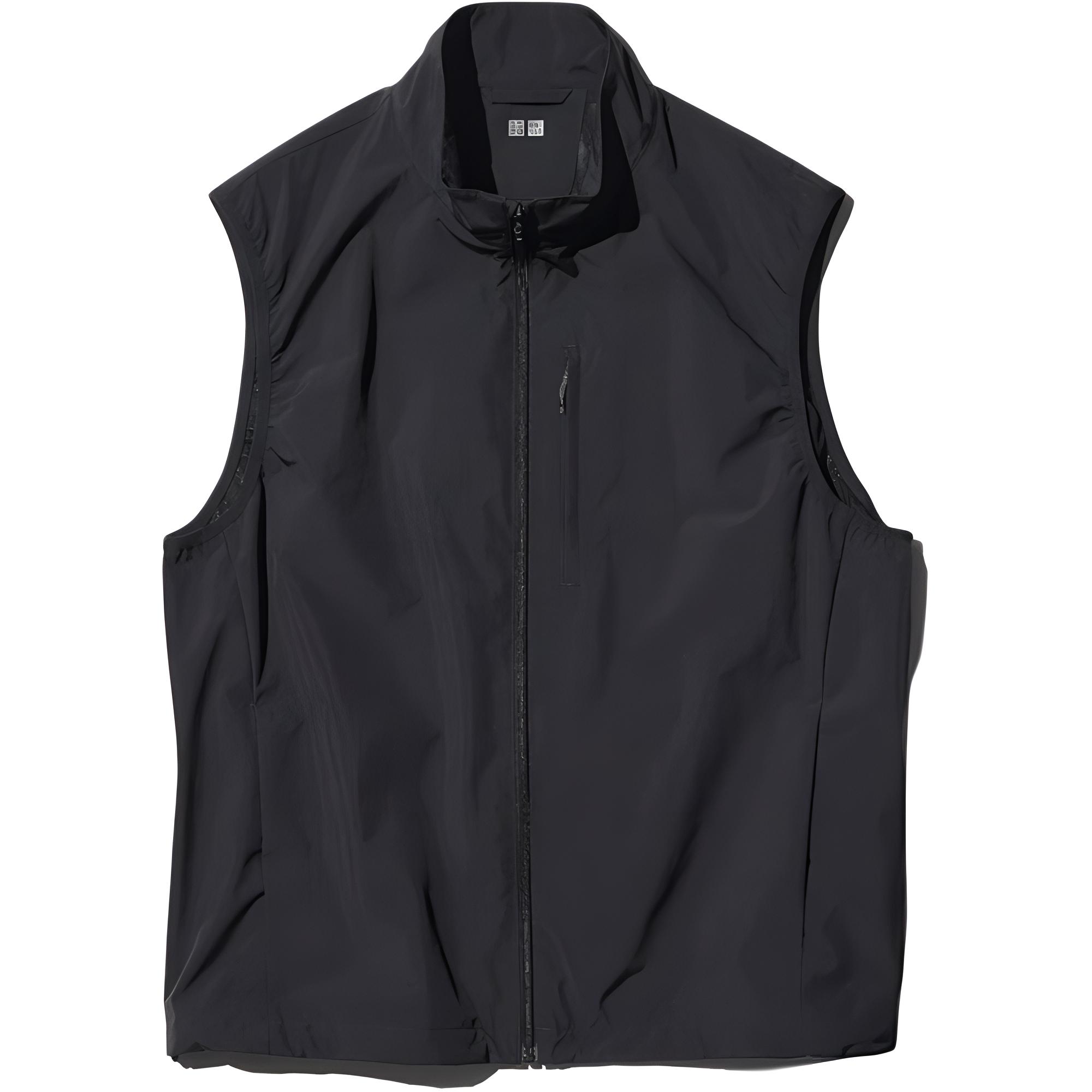 

UNIQLO Унисекс-жилет черный, Black