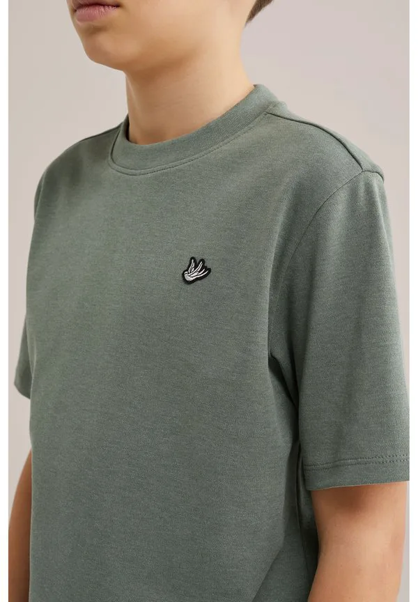 Простая футболка We Fashion, Olive Green