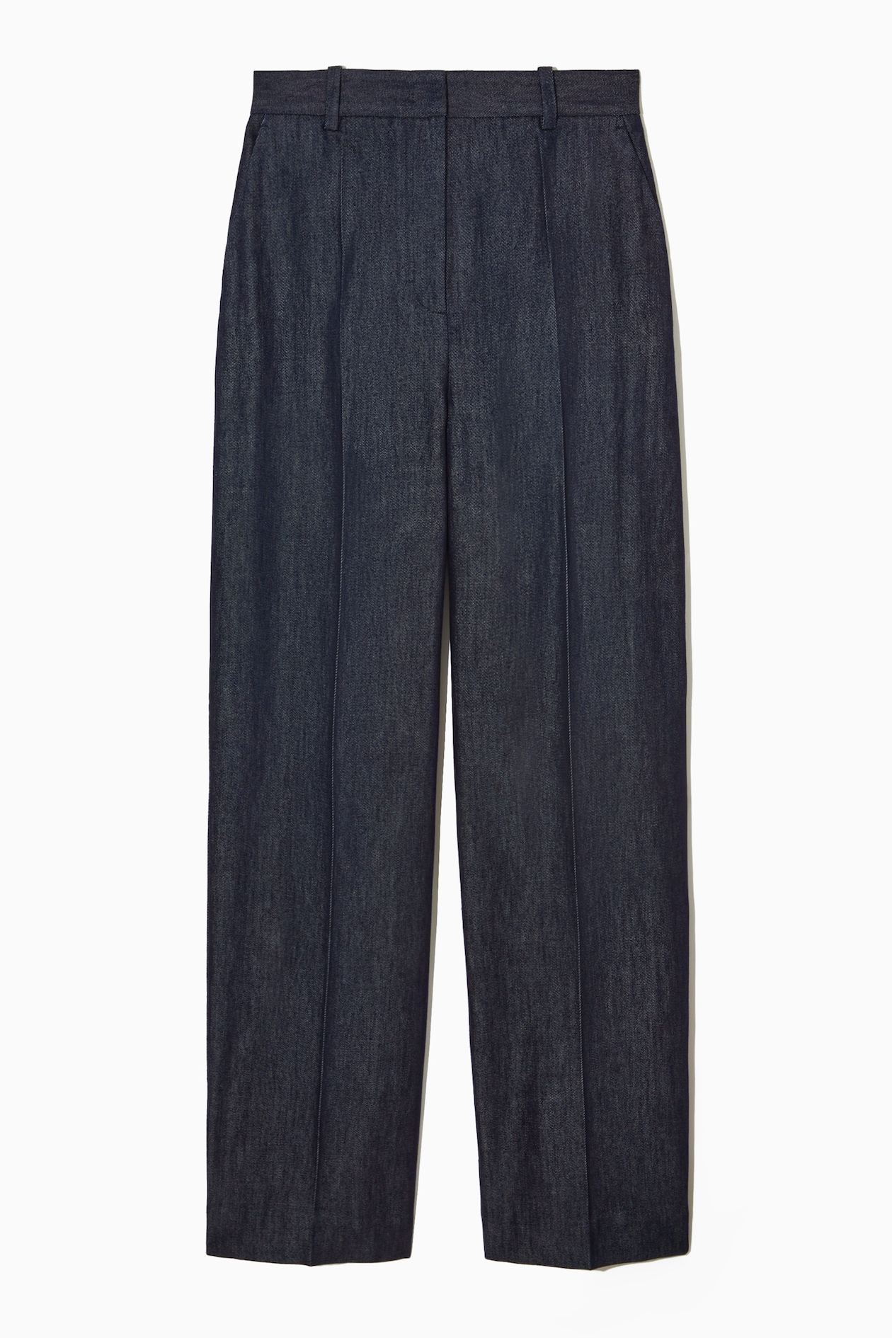 

Джинсовые брюки с прямыми ногами-slim fit COS, цвет Dark blue