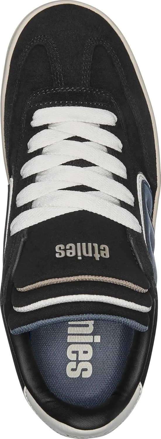 Скейтбордистские кроссовки Etnies LOCUT Triple Tongue - низкие вулканизированные с тройной мягкой подкладкой на язычке, черный — фото 3