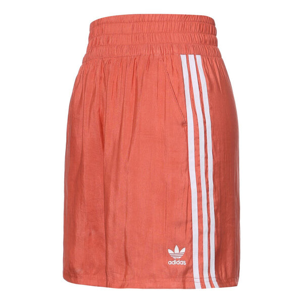 

Шорты оригинальные атласные спортивные красные шорты Adidas, красный