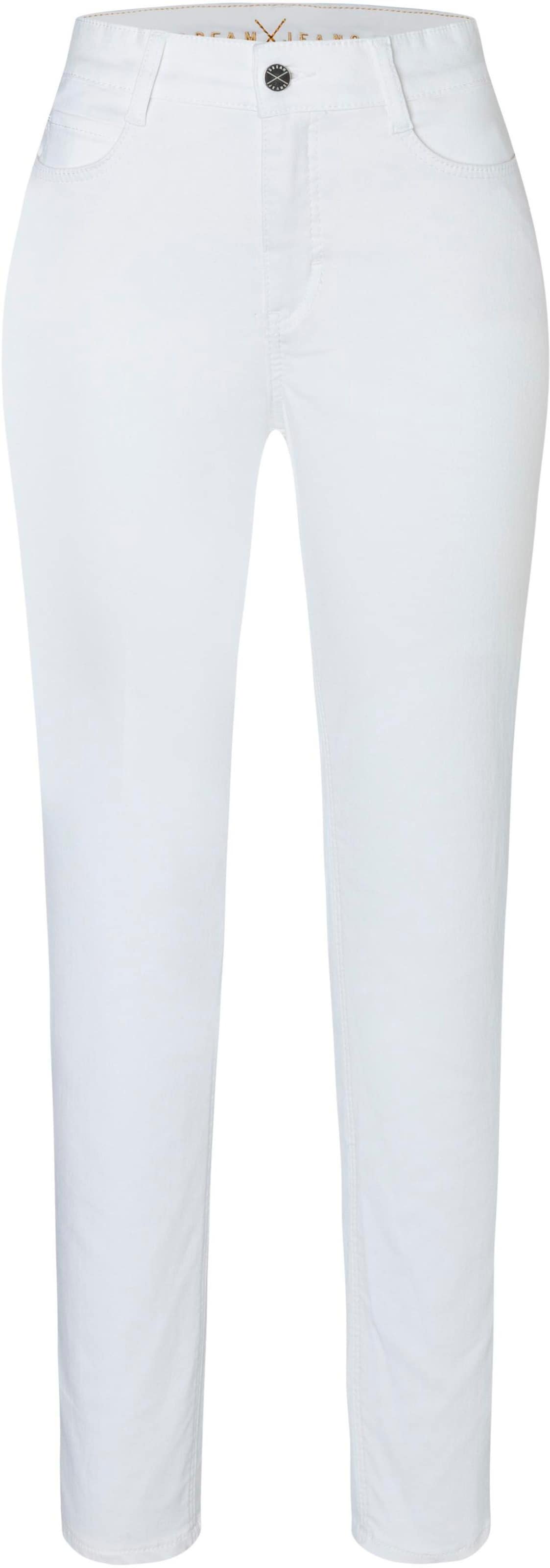 

MAC Джинсы Slim fit 'Dream' в белом цвете