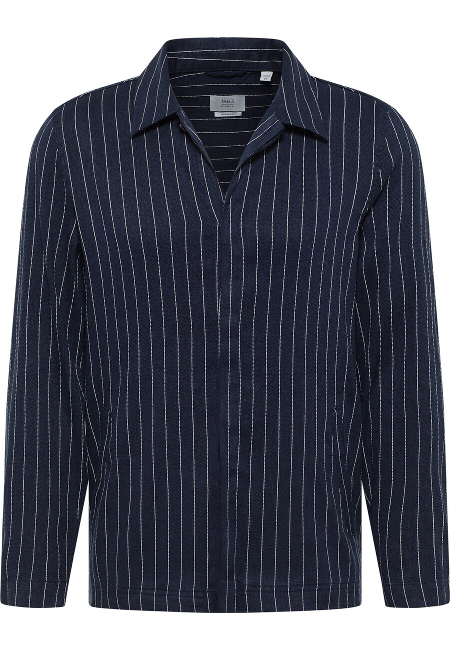 

Рубашка делового покроя Regular Fit ETERNA, темно-синий