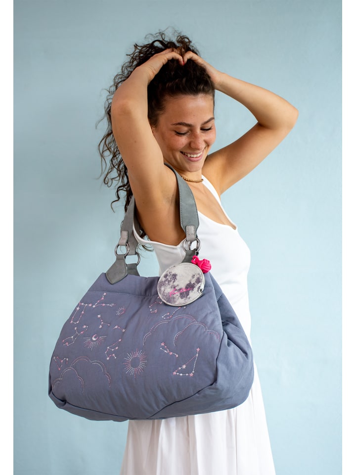 

Fritzi aus Preußen Сумка-шоппер "Иззи" сине-серого цвета - (Ш)42 x (В)29 x (Г)15 см