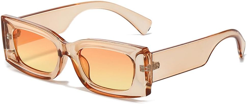 

Популярные модные женские солнцезащитные очки конфетных цветов, мужские солнцезащитные очки с градиентным переходом, защита от ультрафиолета UV400 TKKTLLT, Tea Orange Yellow