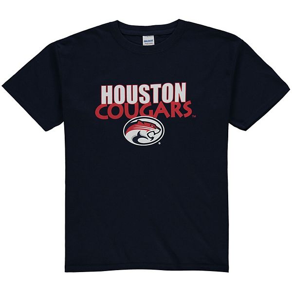

Футболка Youth navy с логотипом Houston Cougars Two Feet Ahead
