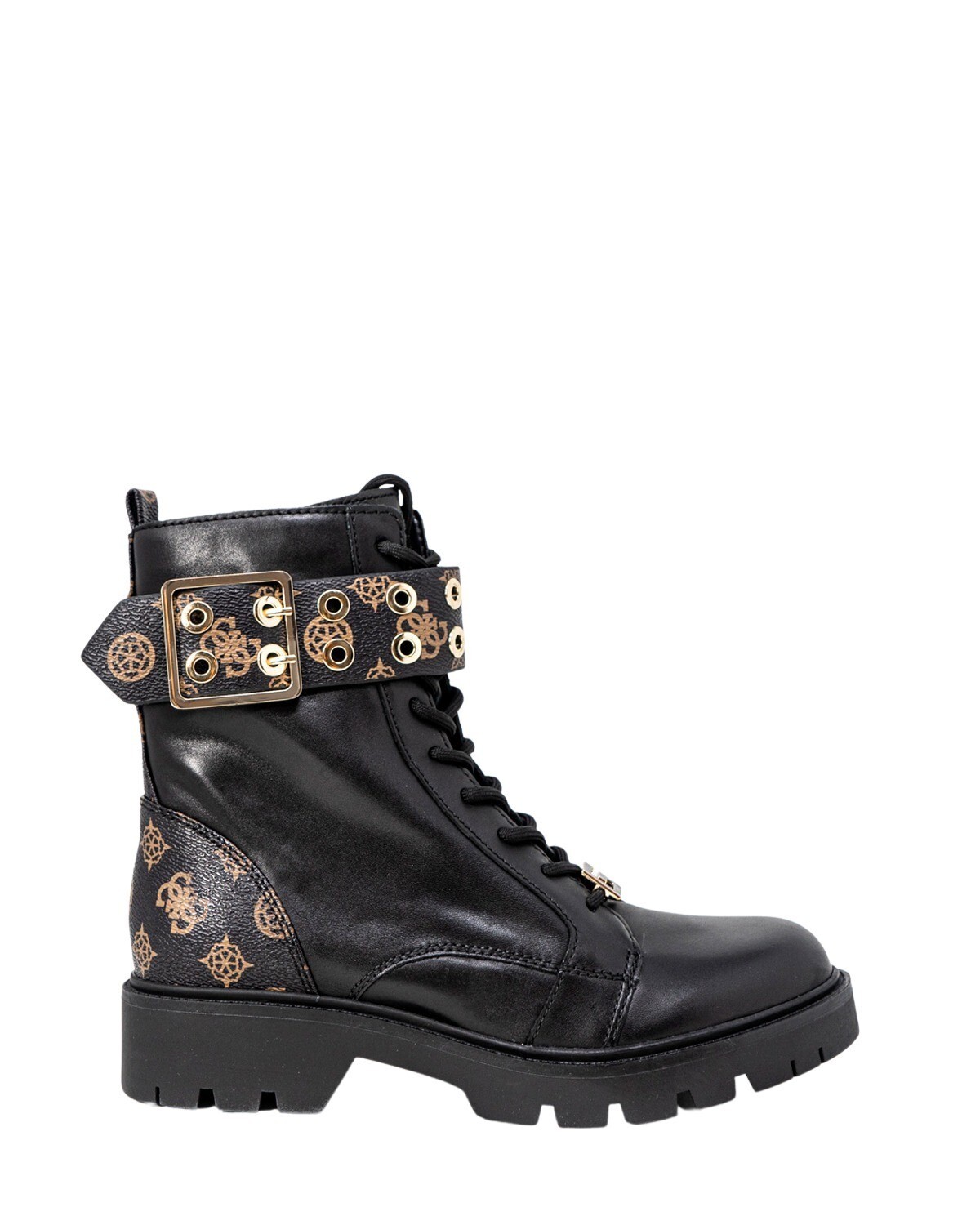 Ботинки Guess с пряжкой, черный