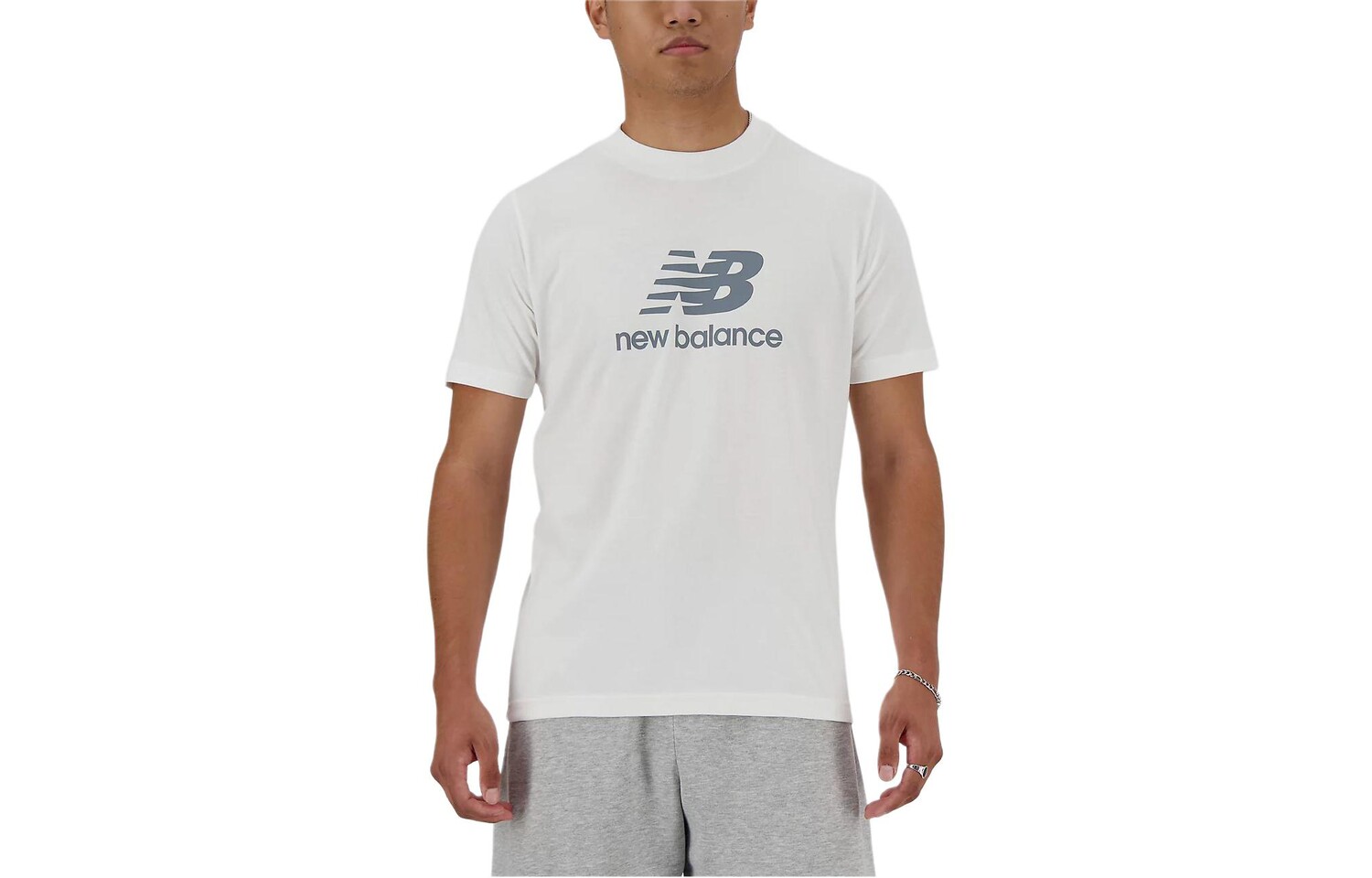 

Футболка мужская белая New Balance, белый