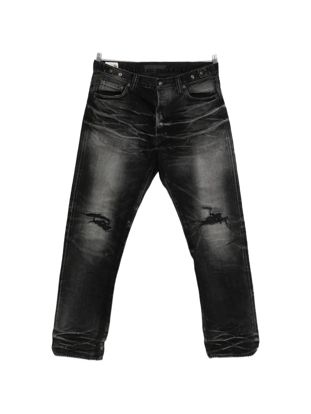 

Джинсы с эффектом потертостей Mastercraft Union, черный