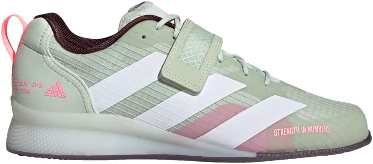 

Мужские кроссовки для тяжелой атлетики Adidas Adipower III, белый/зеленый/розовый