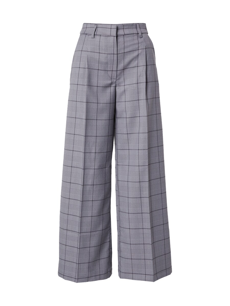 

Широкие брюки со складками спереди Monki, цвет Grey/Dark grey