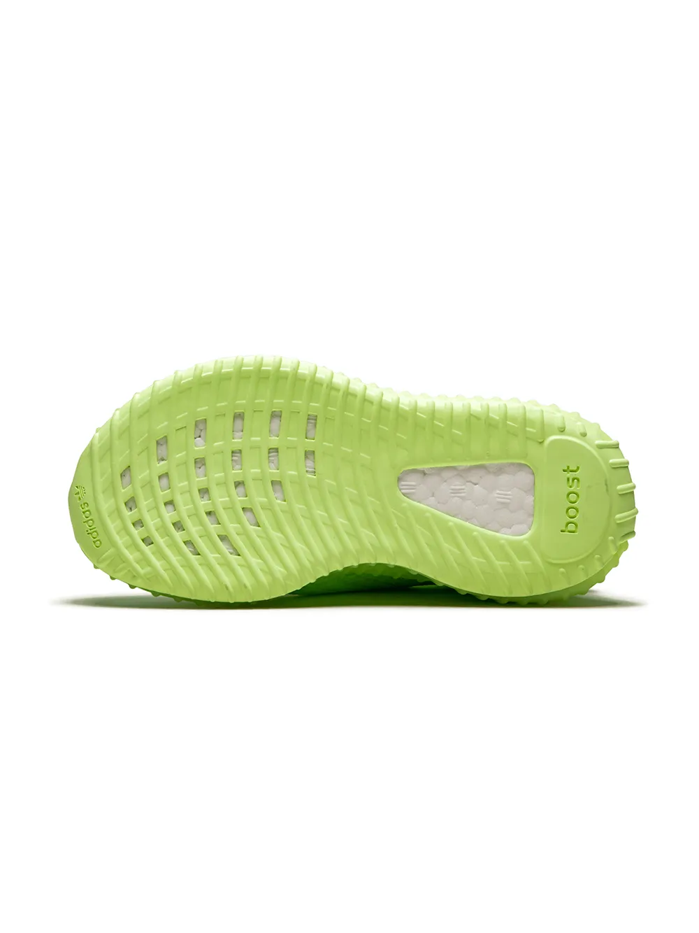 Кроссовки Yeezy Boost 350 V2 GID Infant Glow in the Dark Adidas Yeezy Kids, зеленый — фото 4