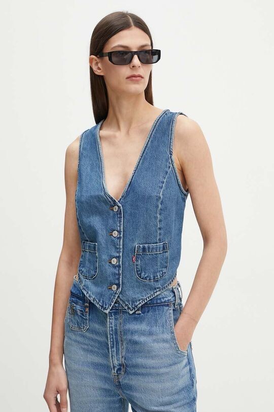 

Джинсовый жилет Levi's, темно-синий