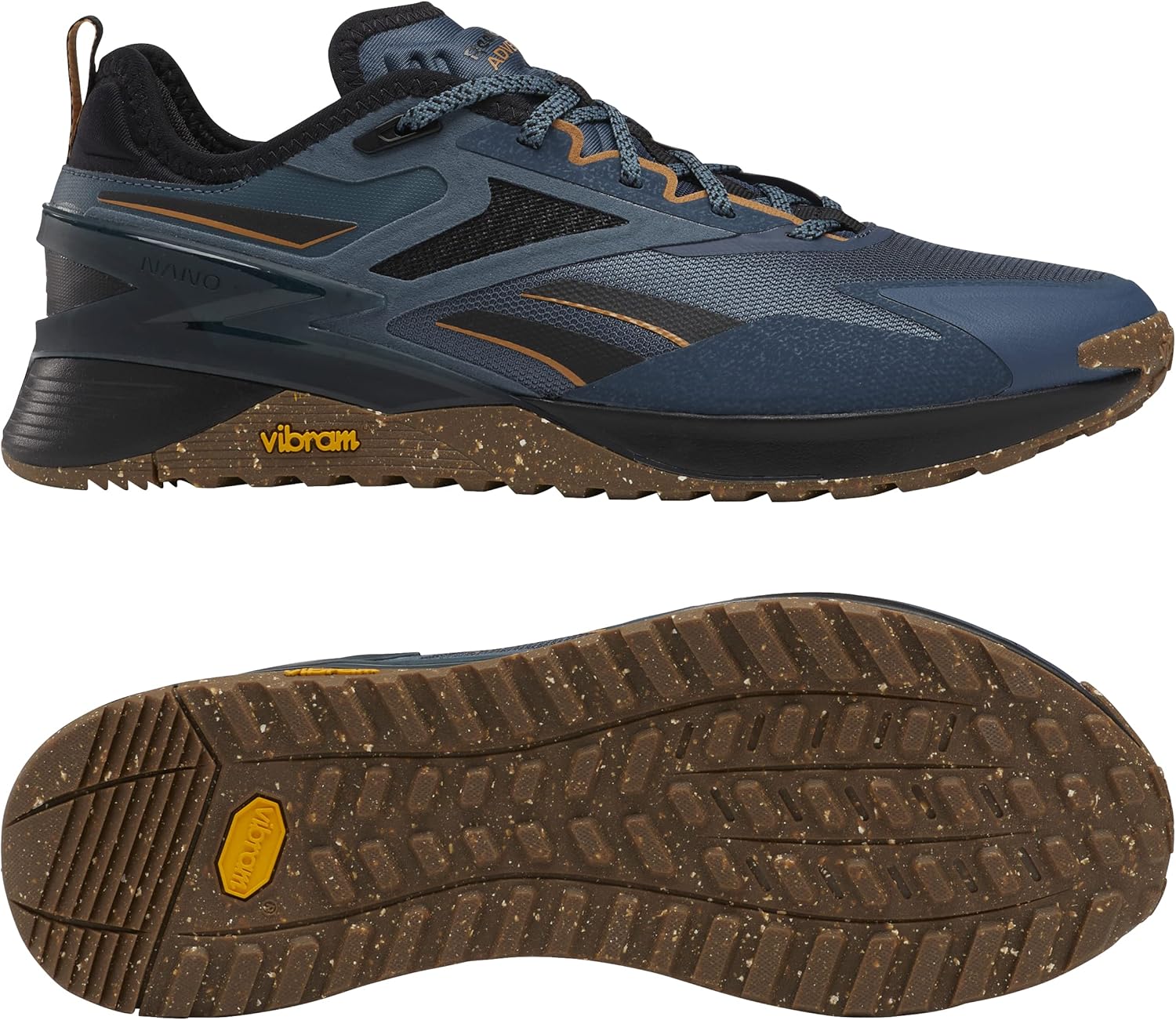 Кроссовки Reebok Unisex-Adult Nano X3 Adventure Winter, черный/синий/коричневый — фото 3