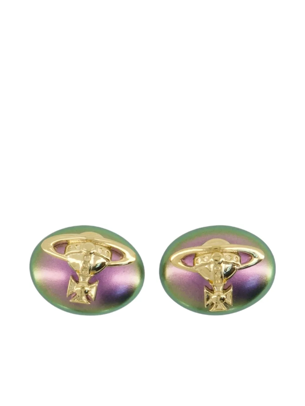 

Овальные серьги Lavinia с шарообразным декором Vivienne Westwood, золотой