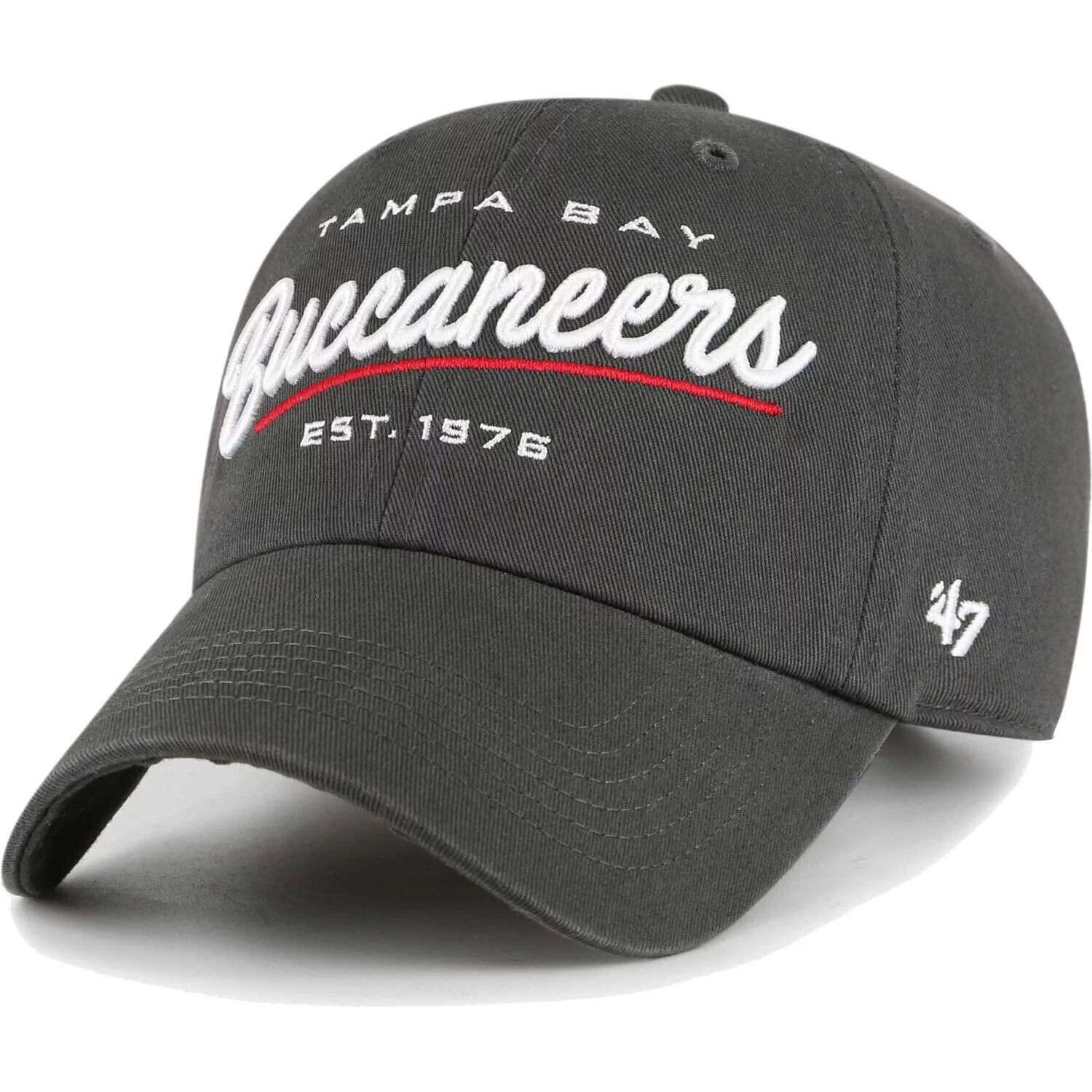 

Женская регулируемая кепка Pewter Tampa Bay Buccaneers Sidney Clean Up '47