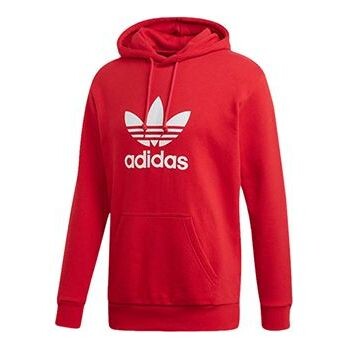 

Толстовка adidas originals New Men'S Trefoil Pullover Red, красный