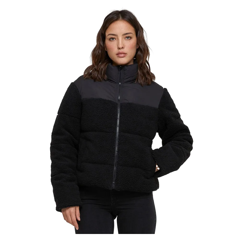 

Куртка Urban Classics Short Sherpa Mix padded, черный