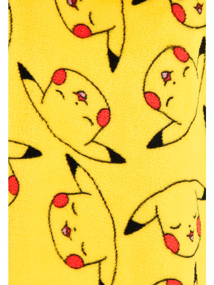 Pokémon Толстовка с капюшоном в виде пледа, желтого цвета — фото 4