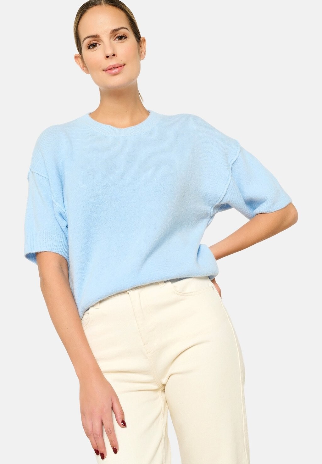 

Футболка базовая SHORT-SLEEVED LolaLiza, цвет blue pastel