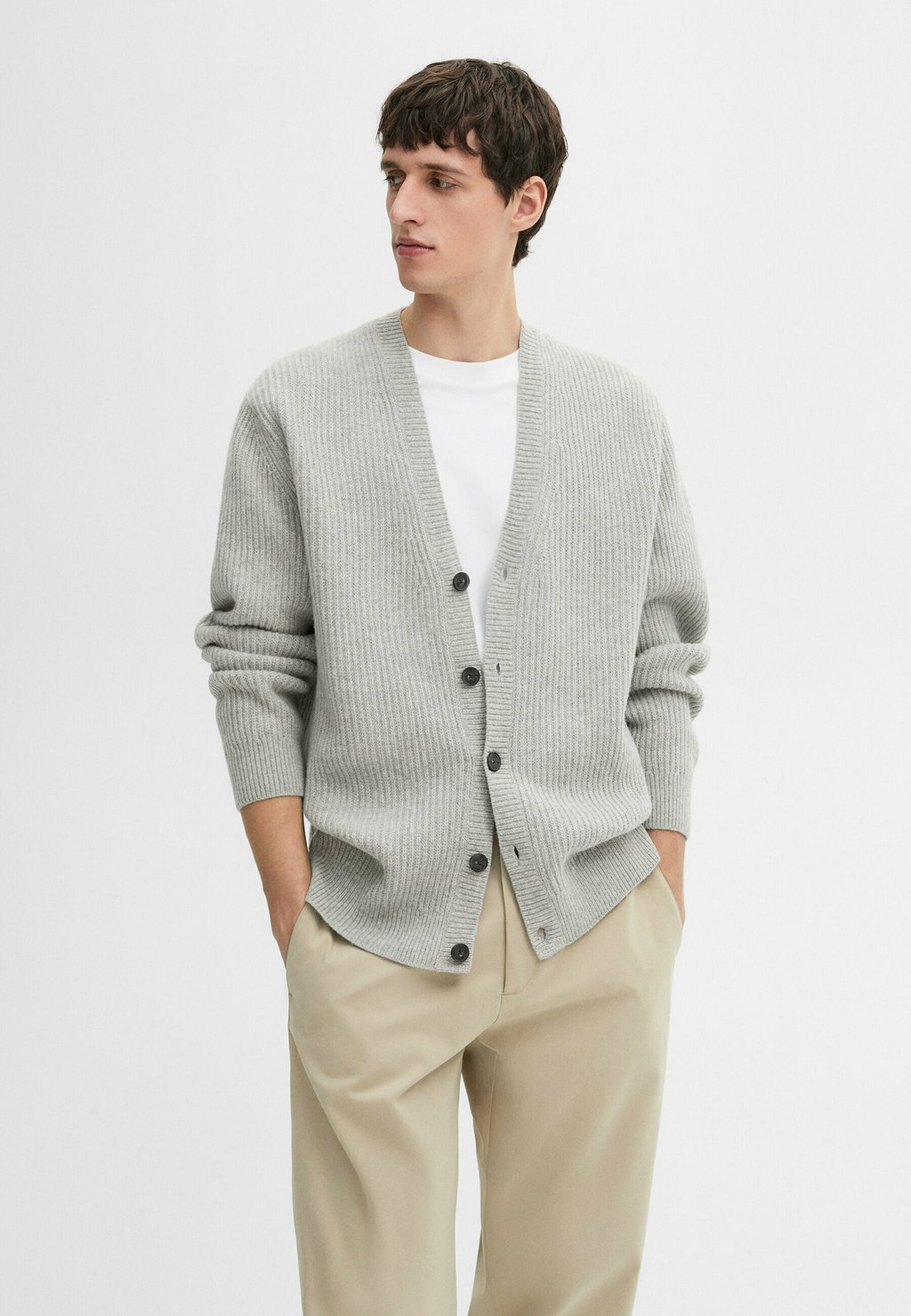 

Кардиган Massimo Dutti, серый
