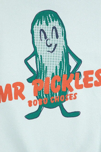 Блуза детская Mr Pickles Bobo Choses, синий — фото 4