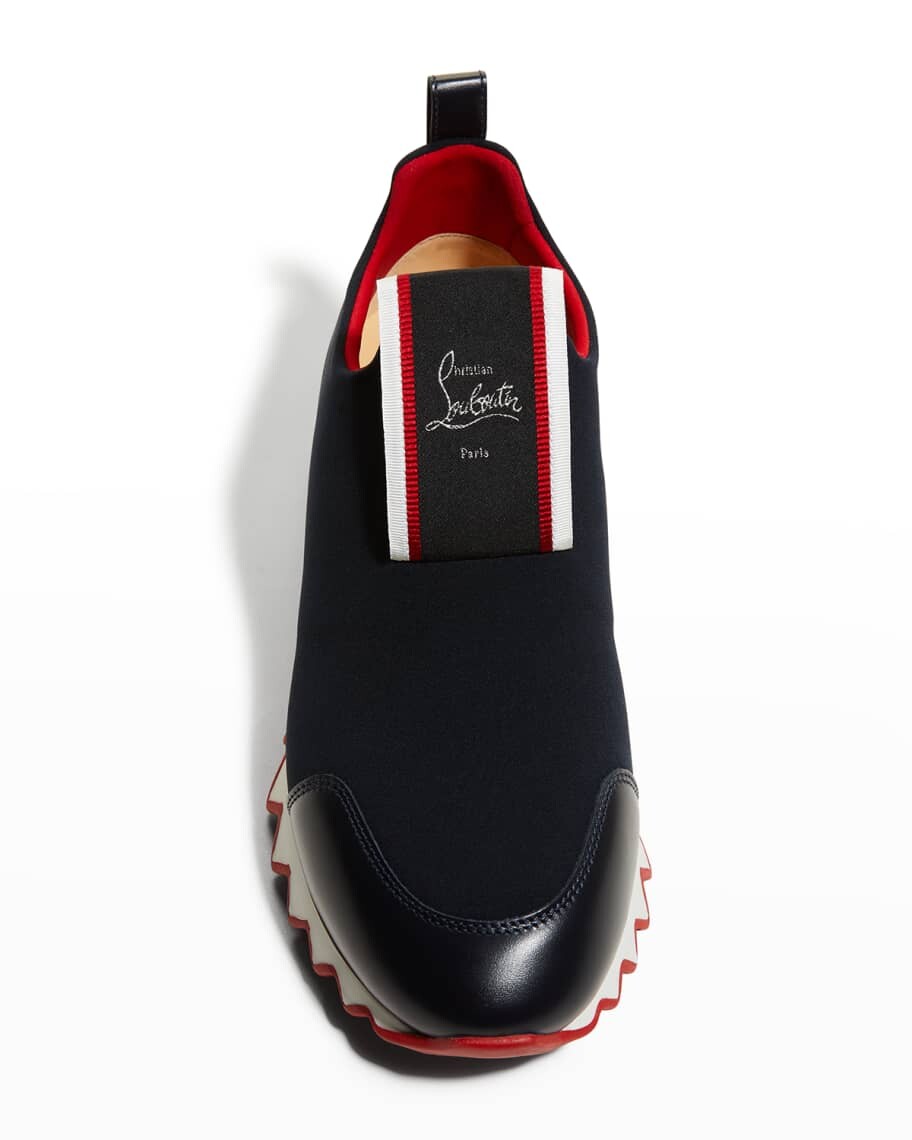 Беговые кроссовки Tiketa Slip-On с красной подошвой Christian Louboutin — фото 4