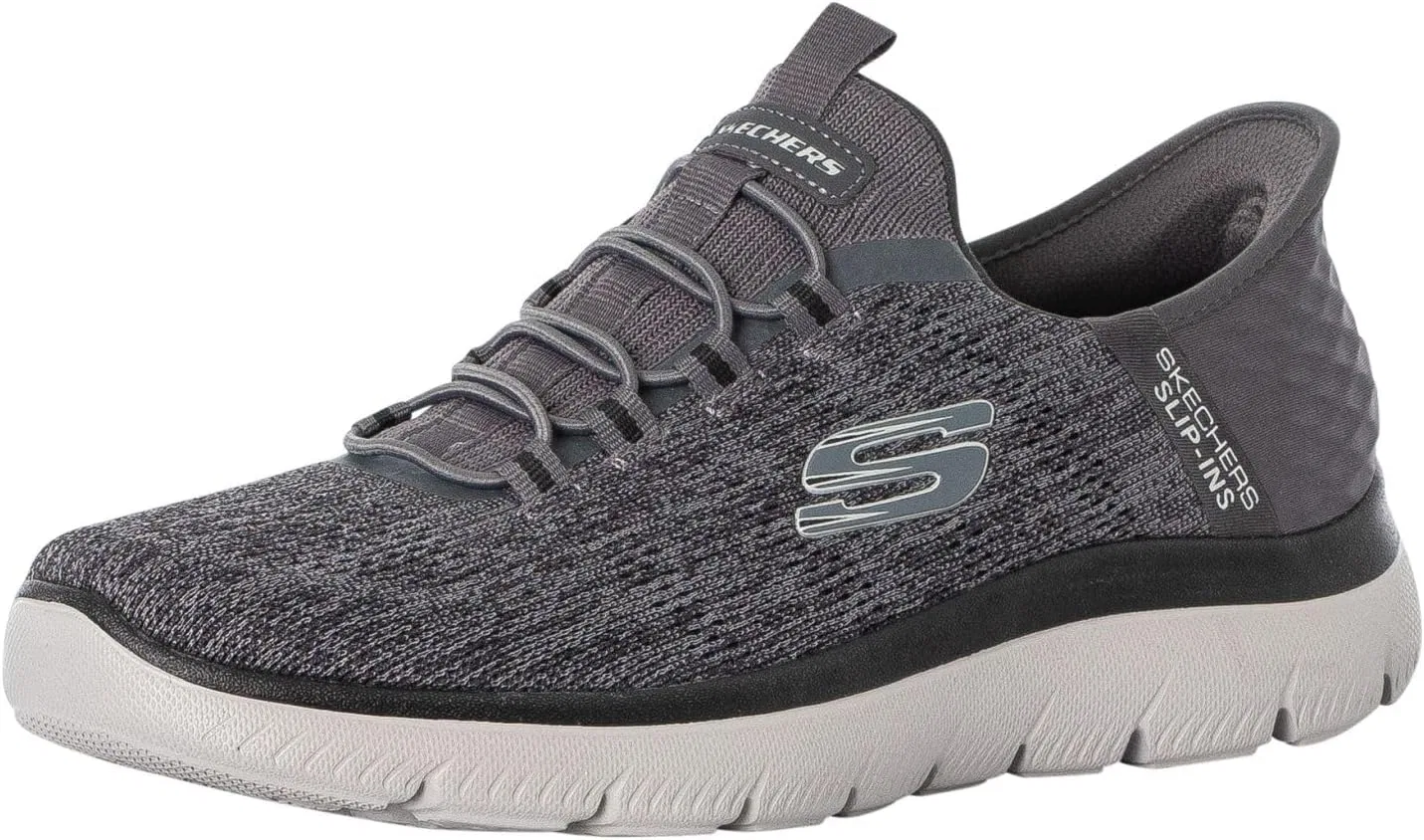 Мужские кроссовки Skechers Summits High Range, 2-Charcoal Mesh Black Trim