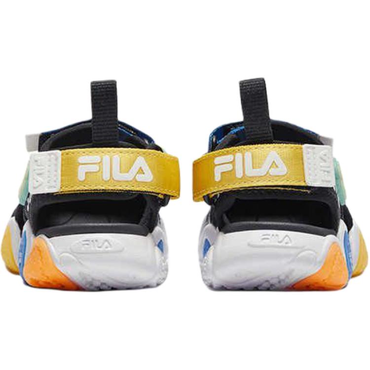 Детские сандалии SEASON FSW для дошкольников FILA KIDS, черный/желтый — фото 4