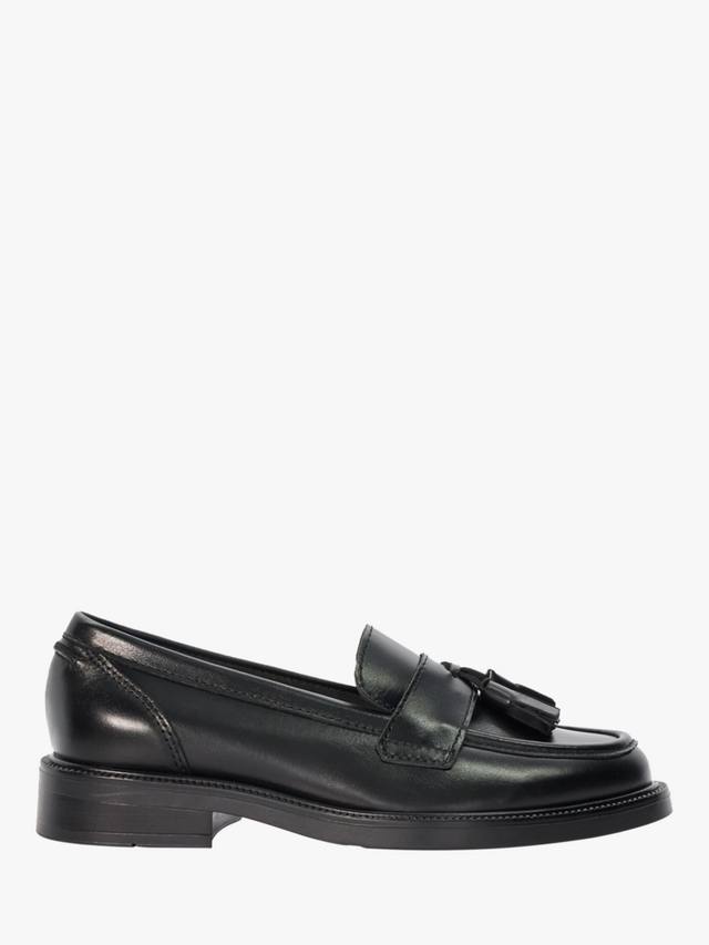 Garda Wide Fit кожаные лоферы Dune London, Black