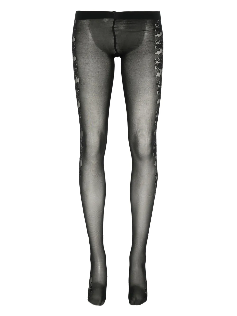 

Колготки с кружевными вставками Falke, черный