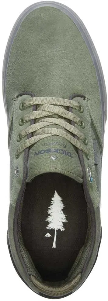 Скейтбордические кроссовки Emerica Dickson, цвет Olive — фото 4