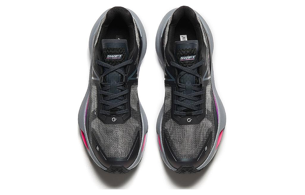 Кроссовки Champion Series для бега мужские с низким верхом, черные/красные Anta — фото 3