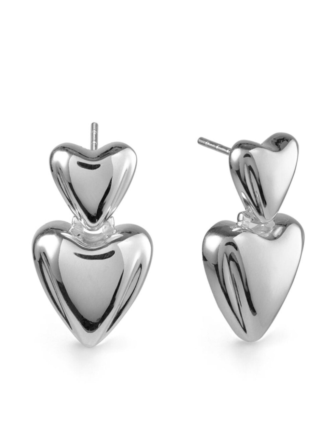 

Серебряные серьги Heart Otiumberg, серебряный
