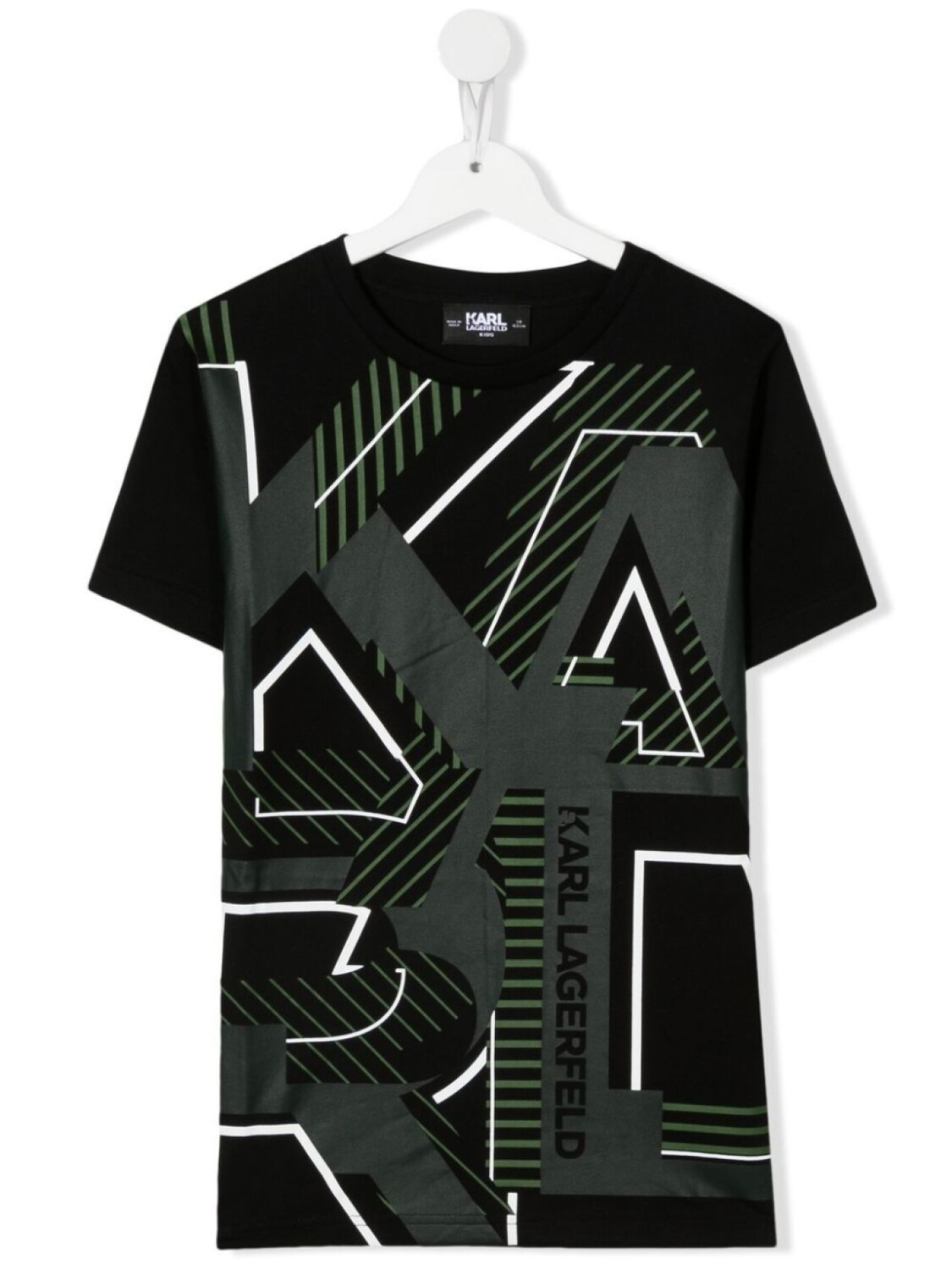 

Karl Lagerfeld Kids футболка с логотипом, черный