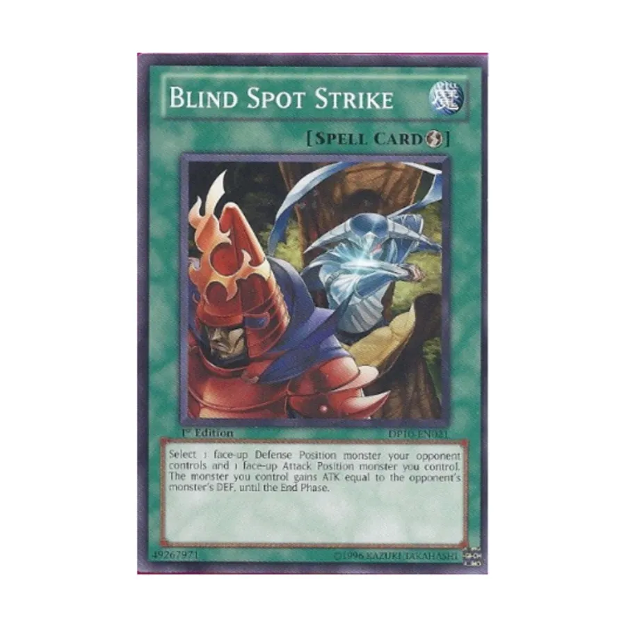 

CCG Удар в слепую зону (обычный), Yu-Gi-Oh - Duelist Pack - Yusei Fudo 3 - Singles
