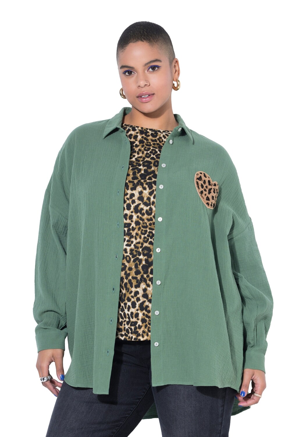 

Studio Untold Рубашка в изумрудном цвете