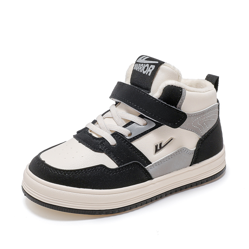 Кроссовки Casual Cloud Sail Collection Synthetic Leather Slip Resistant Anti Kick Lightweight Cushioning Low top WARRIOR, бежевый черный серый — фото 4