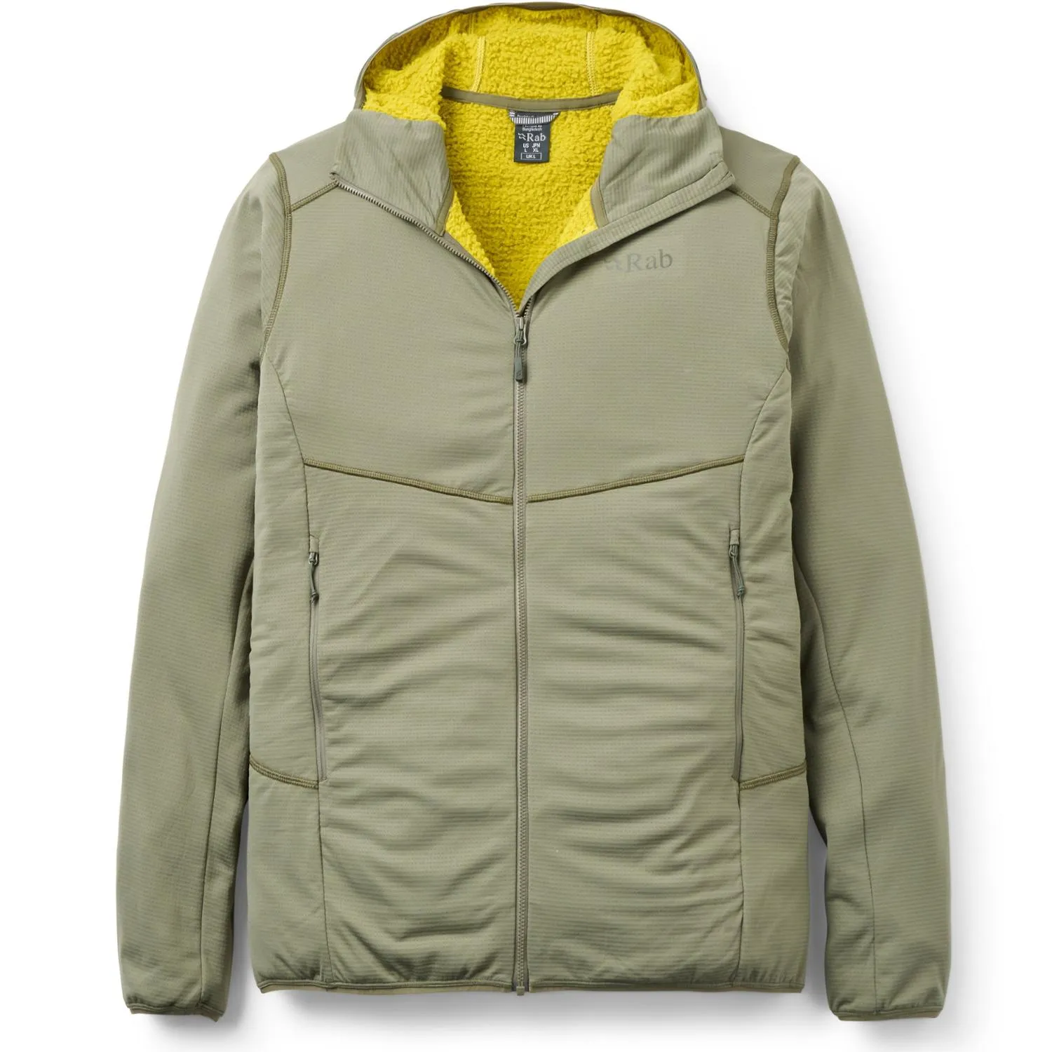 

Утепленное худи Evolute мужское Rab, Light Khaki