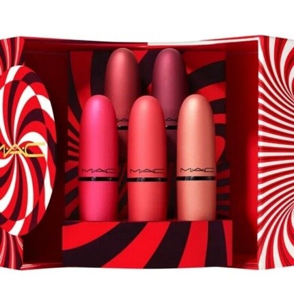 

Набор матовых пудровых помад Mistletoe Kiss, Mac