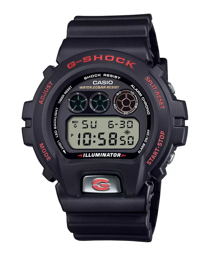 

Мужские японские кварцевые часы с черным пластиковым корпусом, 50 мм G-Shock