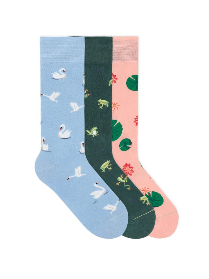 

Von Jungfeld Носки с узором Signature Icons Set в расцветке Ripple