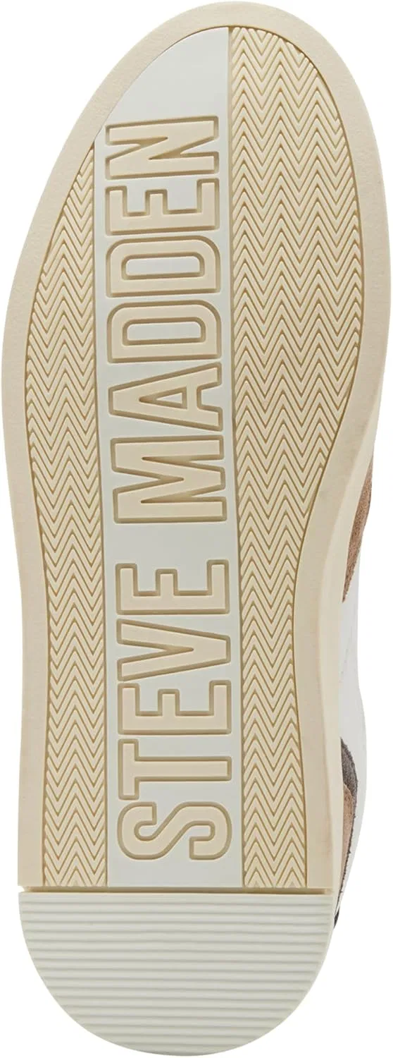 Мужские кроссовки Steve Madden Dynamo, Taupe W White — фото 4