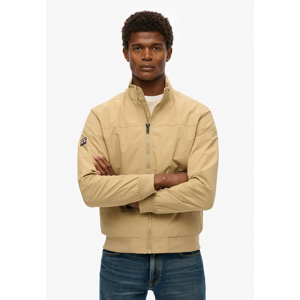 

Куртка Superdry Nylon Harrington, бежевый