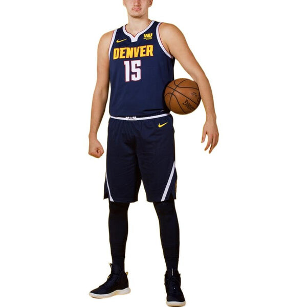Майка Nike NBA Basketball Sports Jersey Vest Denver Nuggets Jokic 15 Navy Blue Dark blue, синий — фото 3